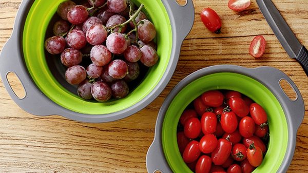 Collapsible Silicone Colanders